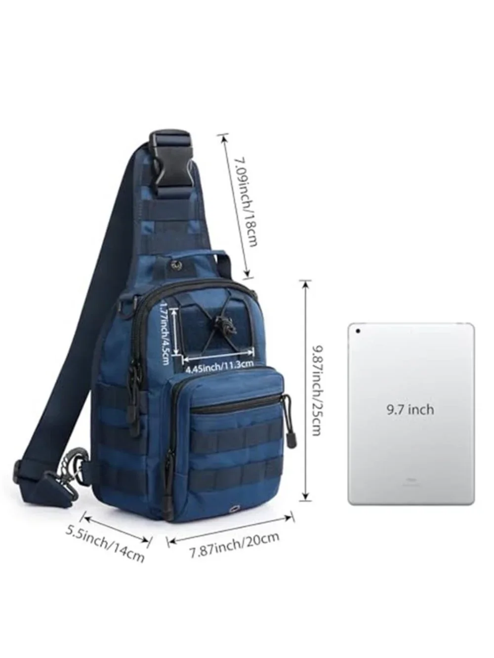Outdoor Tactical Bag Backpack, Military Sport Bag Pack Sling Shoulder Backpack
